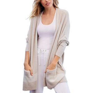 Barefoot Dreams Womens  Cozy Chic Wrap, Silver